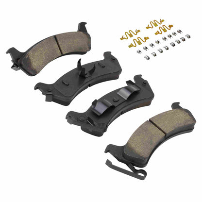 Quality-Built Quality-Built Premium Semi-Metallic Brake Pads w/ Hardware 1001-0666M