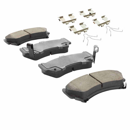 Quality-Built Quality-Built Premium Ceramic Brake Pads w/ Hardware 1001-0668C