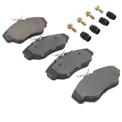 Quality-Built Quality-Built Premium Semi-Metallic Brake Pads w/ Hardware 1001-0676M
