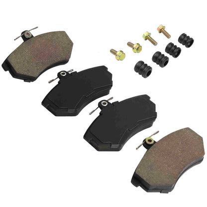 Quality-Built Quality-Built Premium Semi-Metallic Brake Pads w/ Hardware 1001-0696M