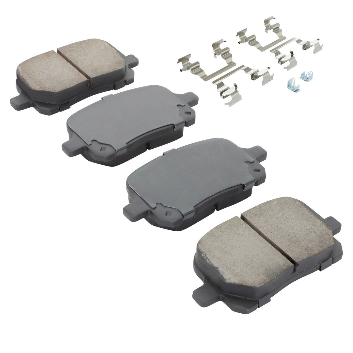 Quality-Built Quality-Built Premium Semi-Metallic Brake Pads w/ Hardware 1001-0707M