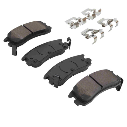 Quality-Built Quality-Built Premium Semi-Metallic Brake Pads w/ Hardware 1001-0714M