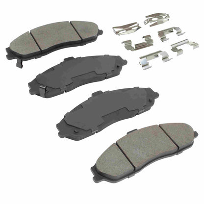 Quality-Built Quality-Built Premium Semi-Metallic Brake Pads w/ Hardware 1001-0731M