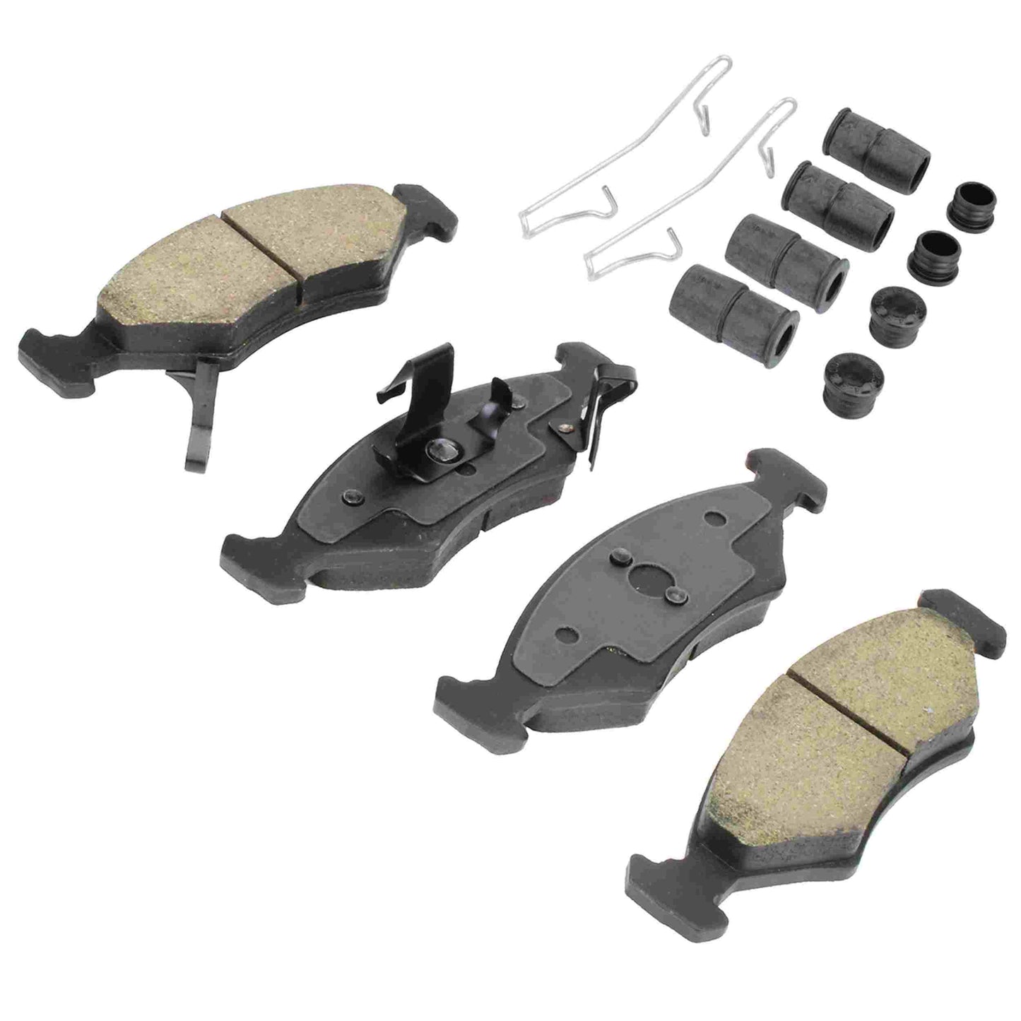Quality-Built Quality-Built Premium Semi-Metallic Brake Pads w/ Hardware 1001-0766M