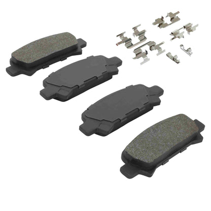 Quality-Built Quality-Built Premium Ceramic Brake Pads w/ Hardware 1001-0770C
