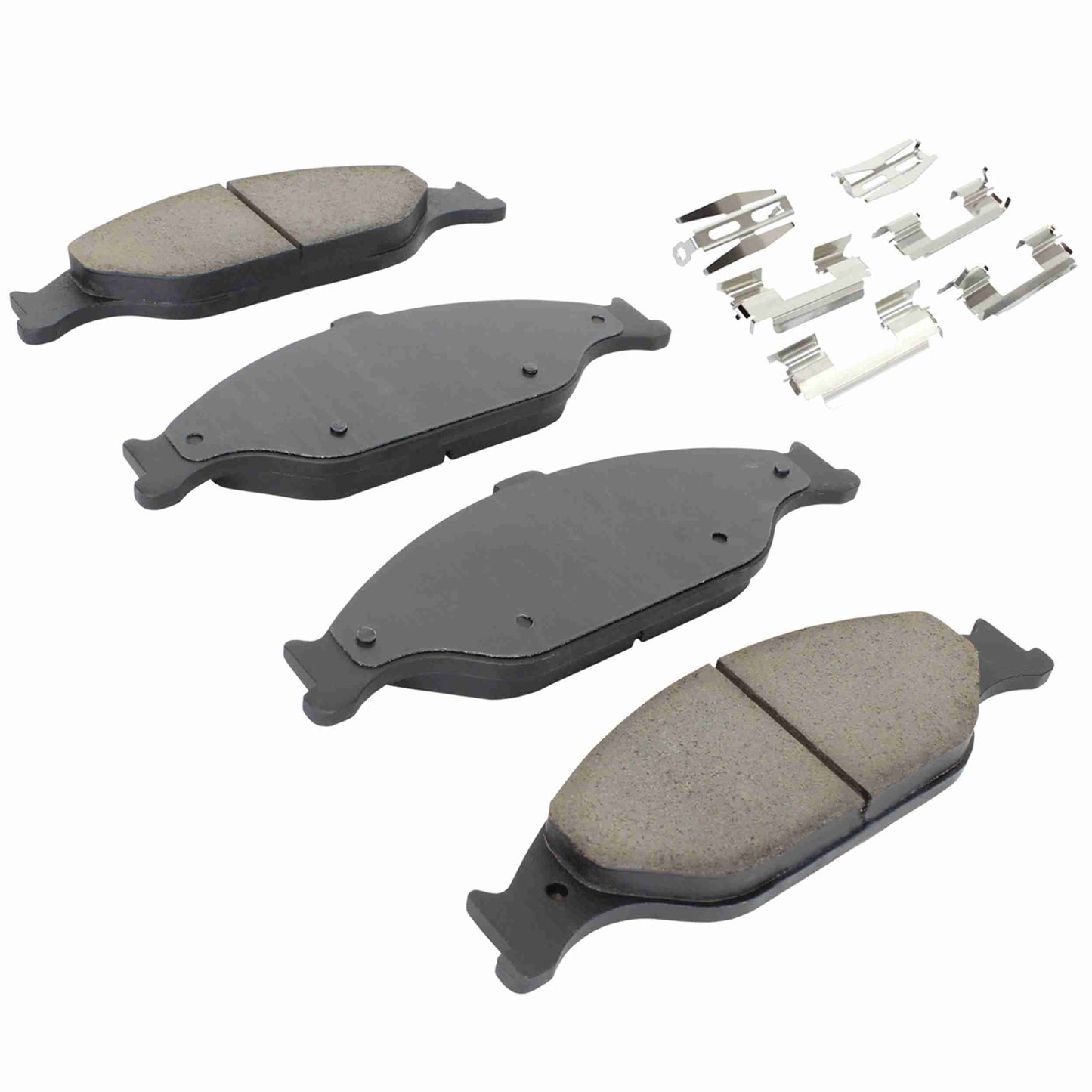 Quality-Built Quality-Built Premium Semi-Metallic Brake Pads w/ Hardware 1001-0804M