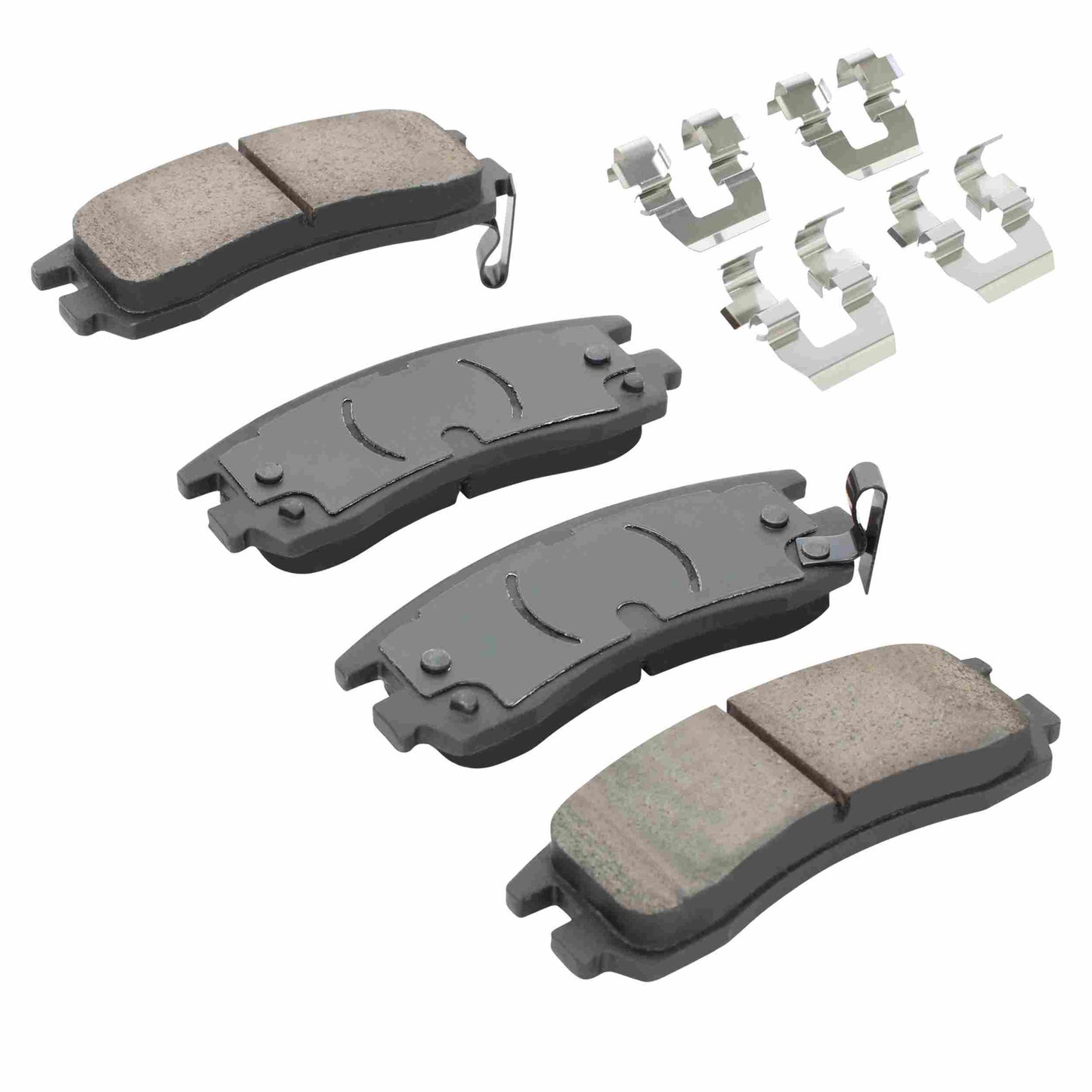 Quality-Built Quality-Built Premium Semi-Metallic Brake Pads w/ Hardware 1001-0814M