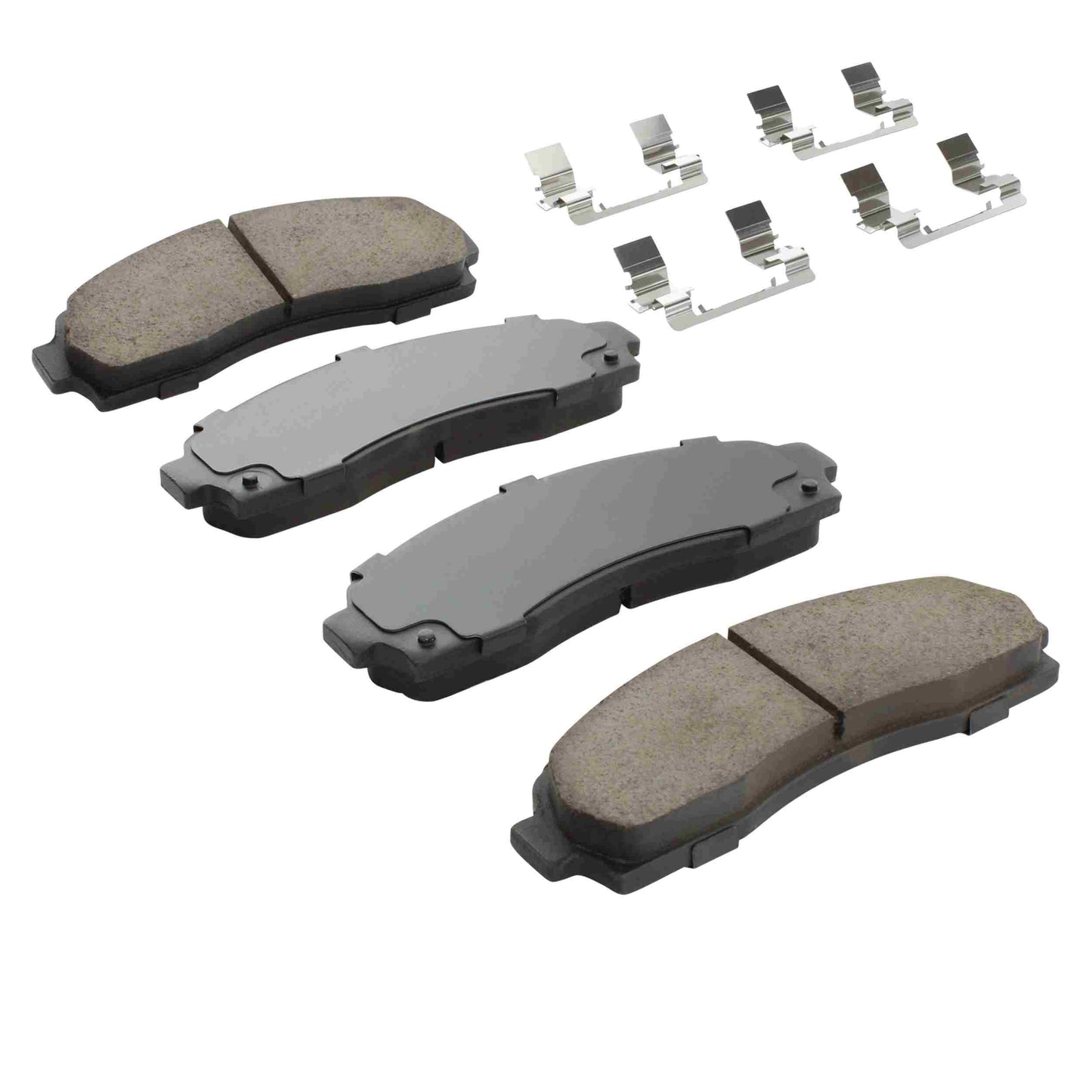 Quality-Built Quality-Built Premium Semi-Metallic Brake Pads w/ Hardware 1001-0833M