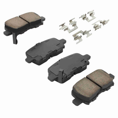 Quality-Built Quality-Built Premium Semi-Metallic Brake Pads w/ Hardware 1001-0865M