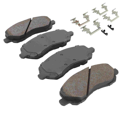 Quality-Built Quality-Built Premium Semi-Metallic Brake Pads w/ Hardware 1001-0866M
