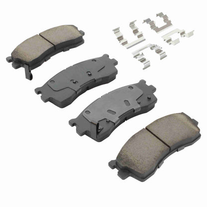 Quality-Built Quality-Built Premium Semi-Metallic Brake Pads w/ Hardware 1001-0889M