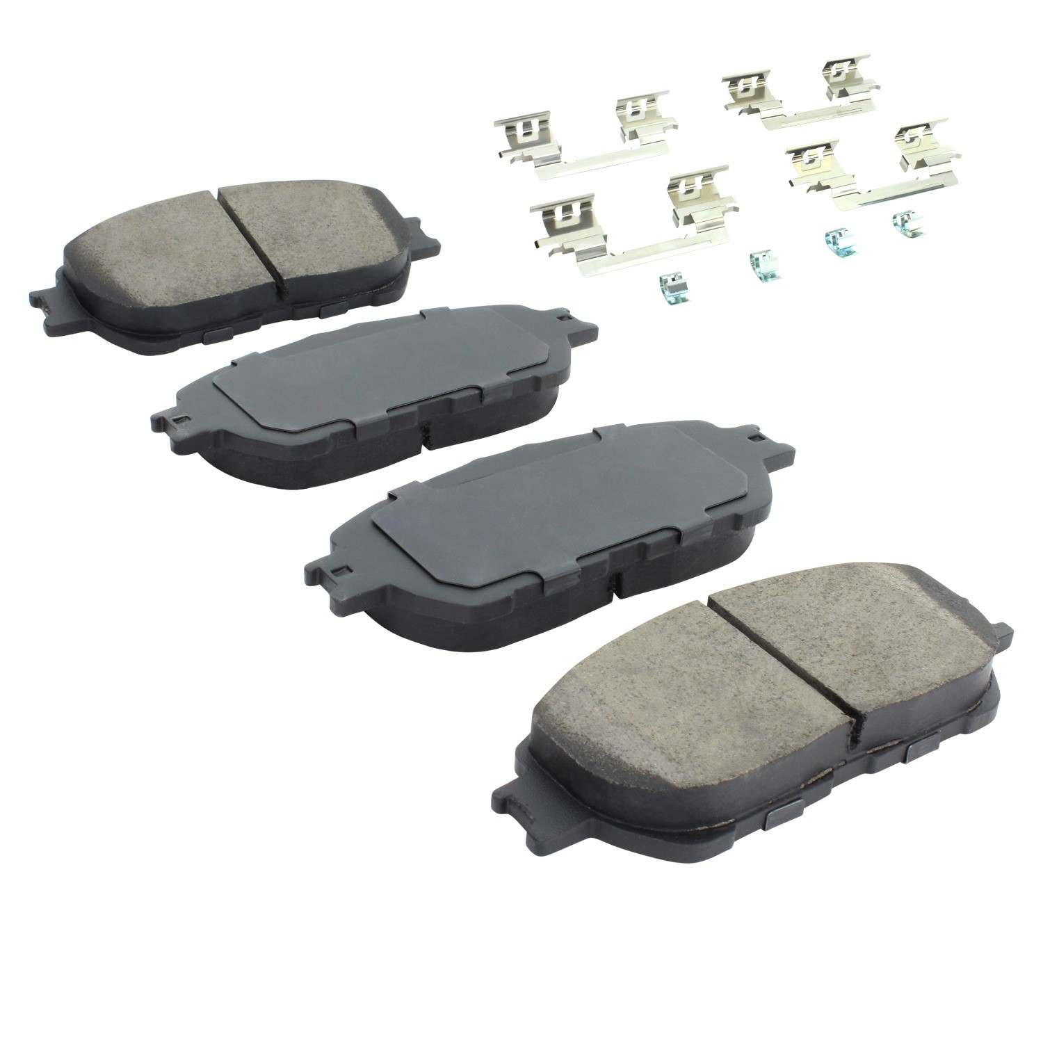 Quality-Built Quality-Built Premium Semi-Metallic Brake Pads w/ Hardware 1001-0906AM