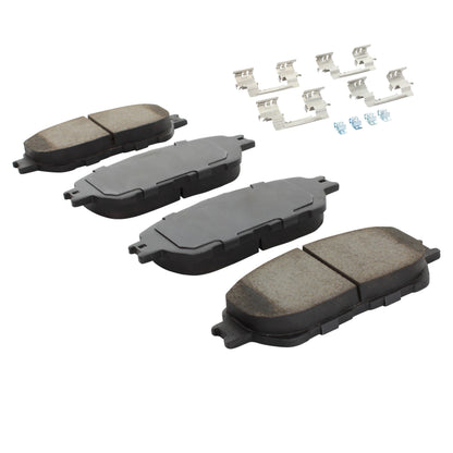 Quality-Built Quality-Built Premium Ceramic Brake Pads w/ Hardware 1001-0906BC