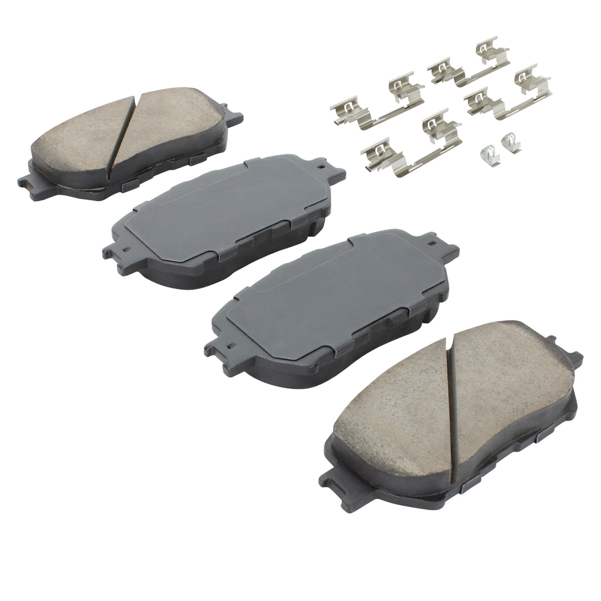Quality-Built Quality-Built Premium Semi-Metallic Brake Pads w/ Hardware 1001-0908M