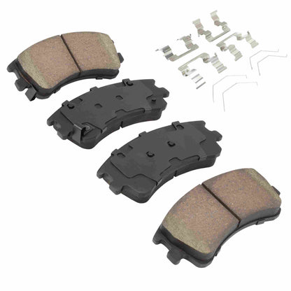 Quality-Built Quality-Built Premium Semi-Metallic Brake Pads w/ Hardware 1001-0957M