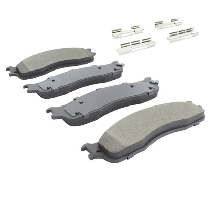 Quality-Built Quality-Built Premium Semi-Metallic Brake Pads w/ Hardware 1001-0965M