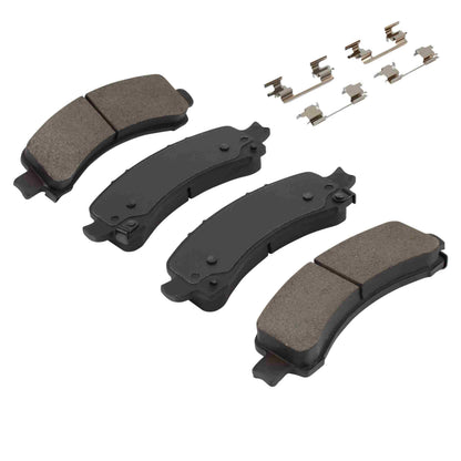 Quality-Built Quality-Built Premium Semi-Metallic Brake Pads w/ Hardware 1001-0974M
