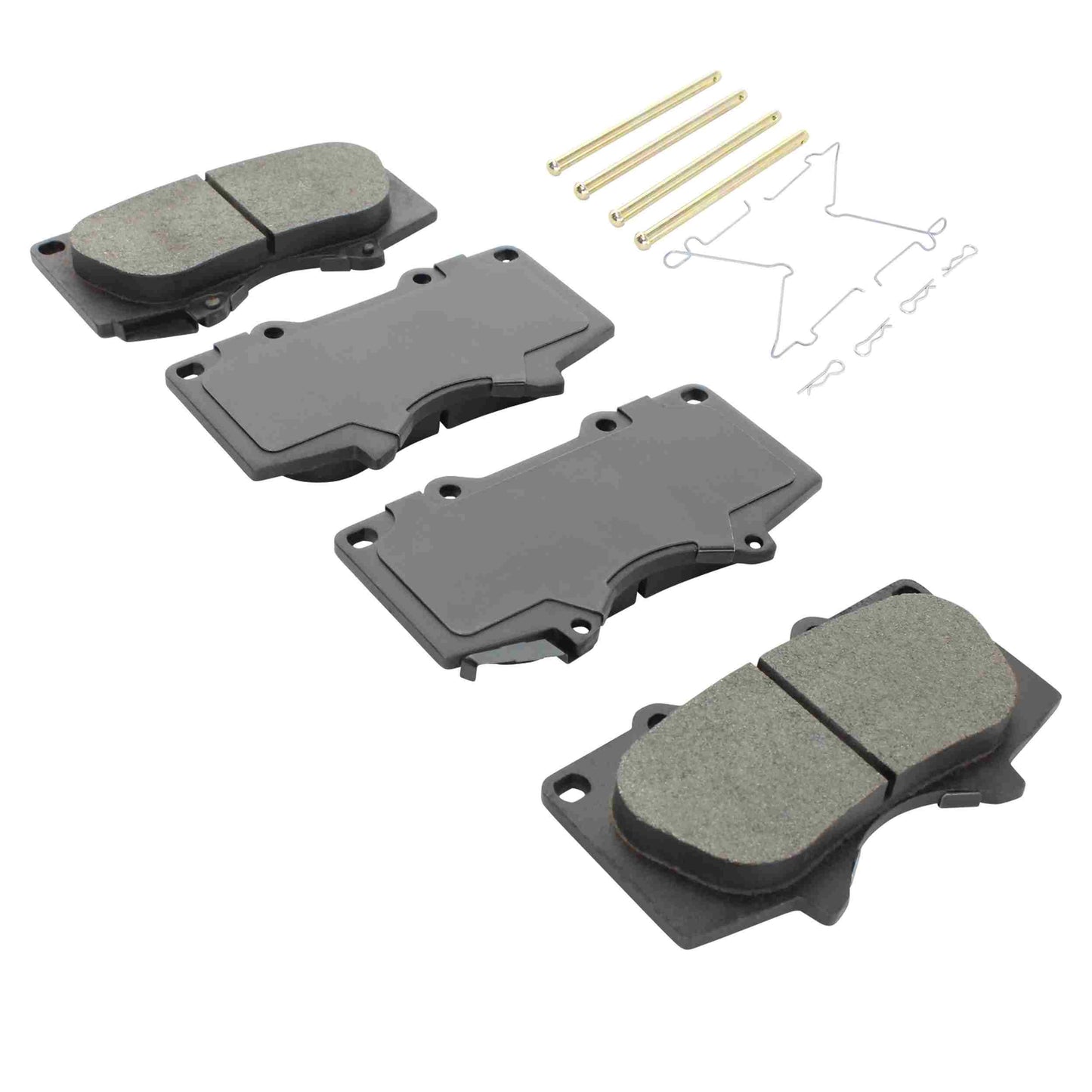 Quality-Built Quality-Built Premium Semi-Metallic Brake Pads w/ Hardware 1001-0976M