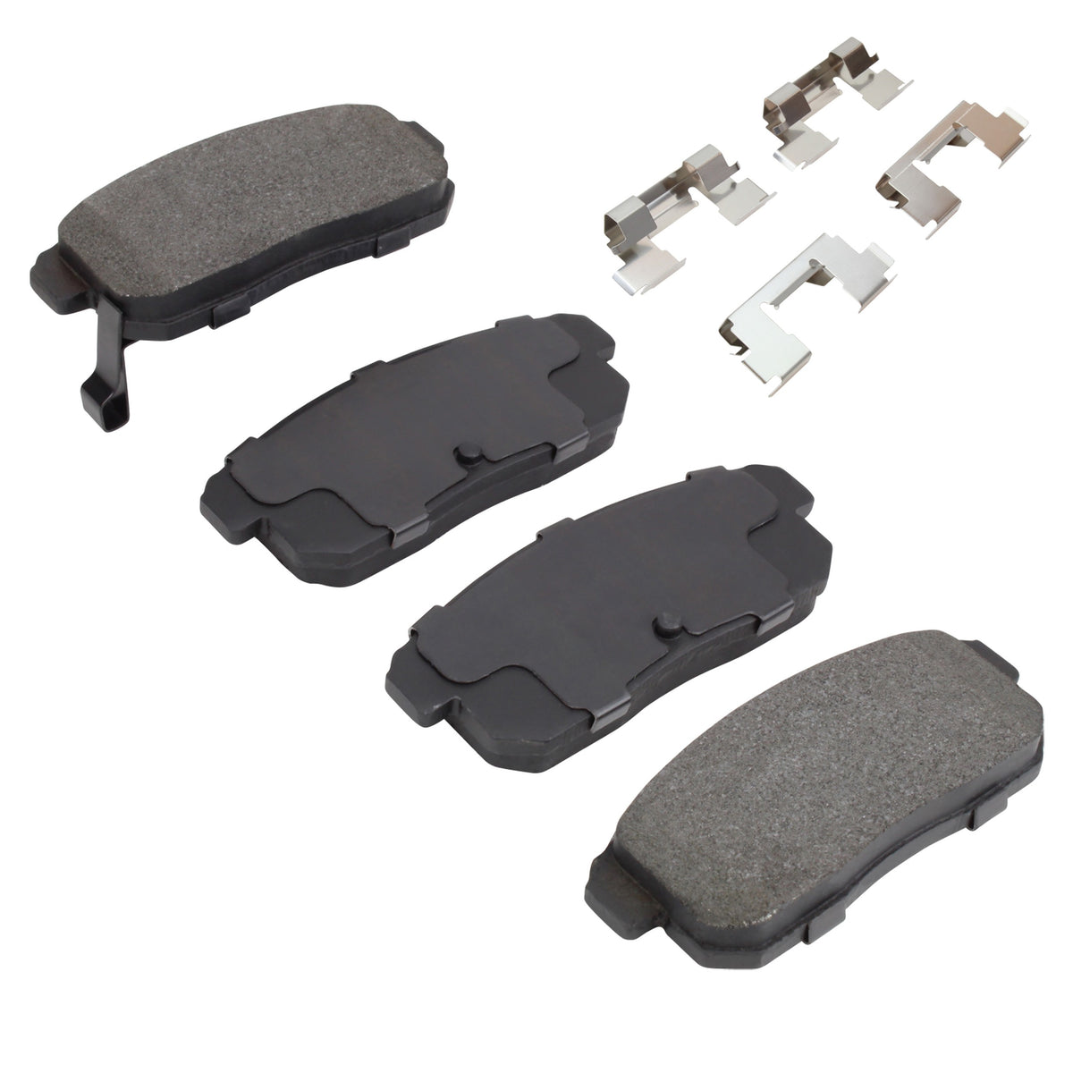 Quality-Built Quality-Built Premium Semi-Metallic Brake Pads w/ Hardware 1001-1008M