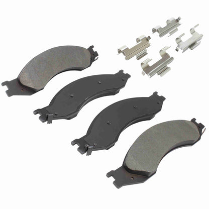 Quality-Built Quality-Built Premium Semi-Metallic Brake Pads w/ Hardware 1001-1010M