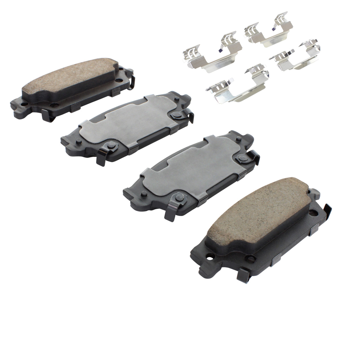 Quality-Built Quality-Built Premium Semi-Metallic Brake Pads w/ Hardware 1001-1020M
