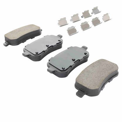 Quality-Built Quality-Built Premium Semi-Metallic Brake Pads w/ Hardware 1001-1021M