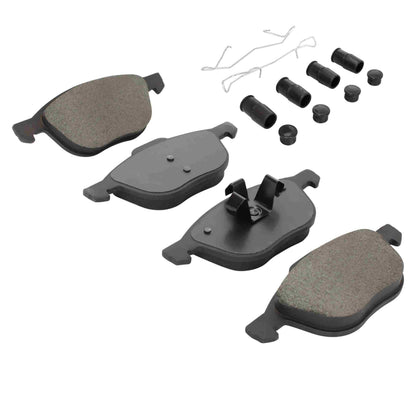 Quality-Built Quality-Built Premium Ceramic Brake Pads w/ Hardware 1001-1044C