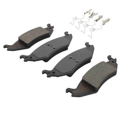 Quality-Built Quality-Built Premium Semi-Metallic Brake Pads w/ Hardware 1001-1046M