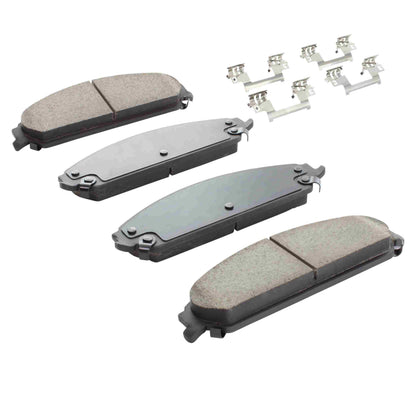Quality-Built Quality-Built Premium Ceramic Brake Pads w/ Hardware 1001-1058C