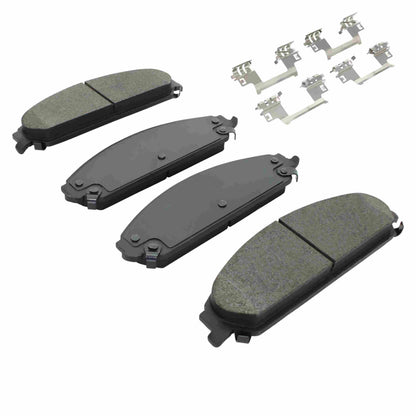 Quality-Built Quality-Built Premium Semi-Metallic Brake Pads w/ Hardware 1001-1058M