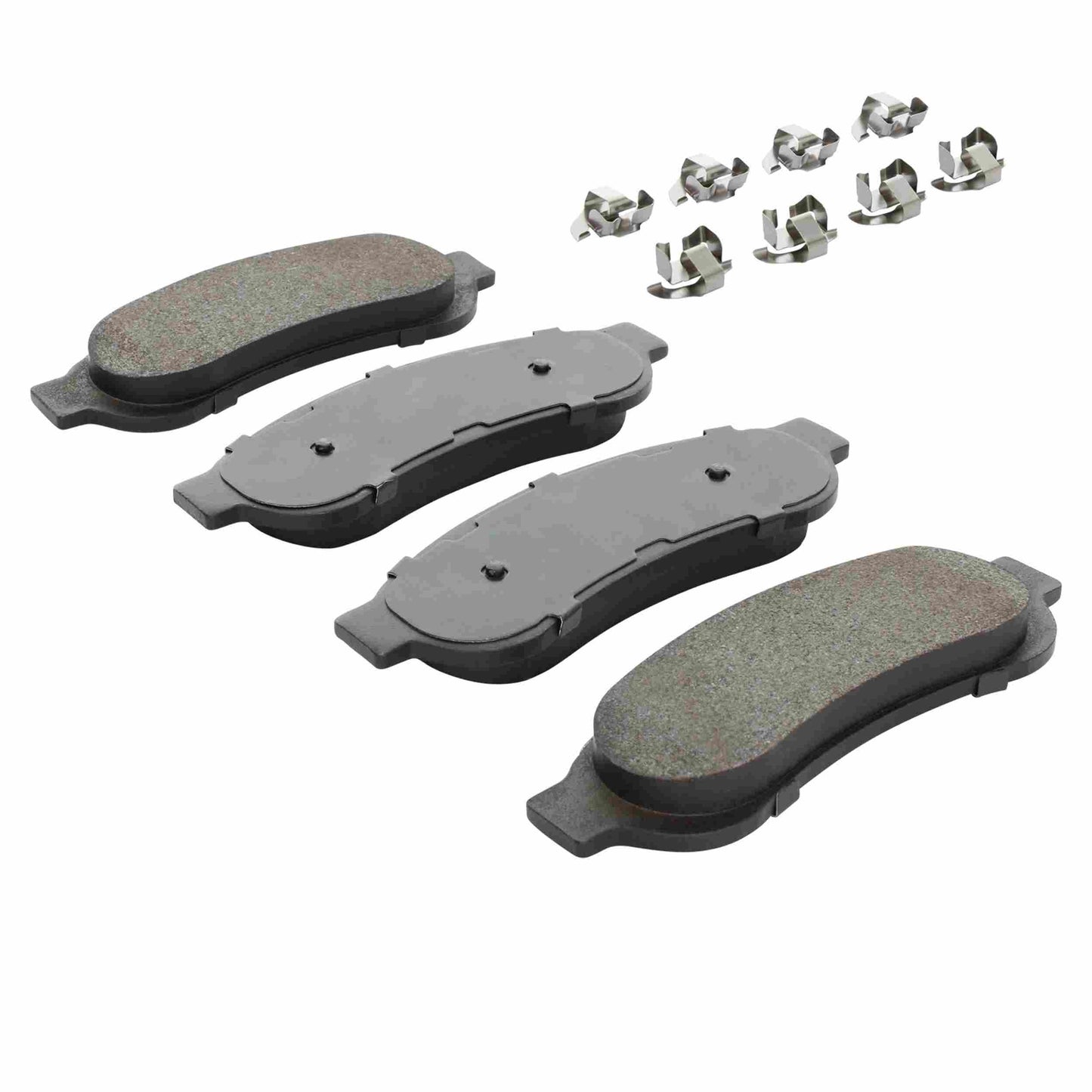 Quality-Built Quality-Built Premium Semi-Metallic Brake Pads w/ Hardware 1001-1067M