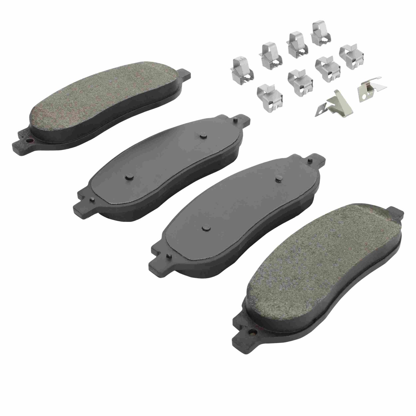 Quality-Built Quality-Built Premium Semi-Metallic Brake Pads w/ Hardware 1001-1068M
