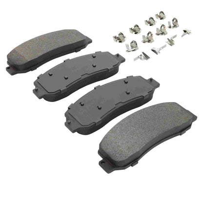 Quality-Built Quality-Built Premium Semi-Metallic Brake Pads w/ Hardware 1001-1069M
