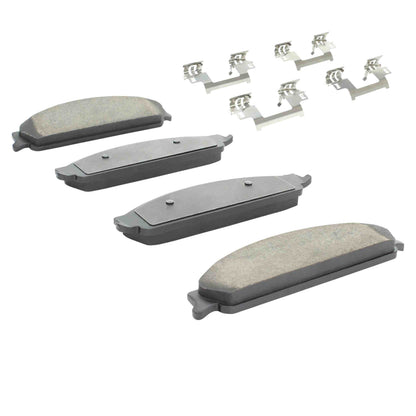 Quality-Built Quality-Built Premium Ceramic Brake Pads w/ Hardware 1001-1070C