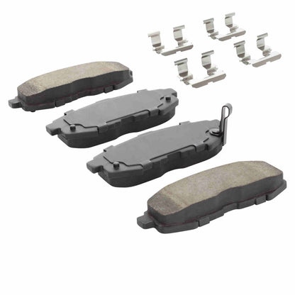 Quality-Built Quality-Built Premium Ceramic Brake Pads w/ Hardware 1001-1073C