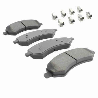 Quality-Built Quality-Built Premium Semi-Metallic Brake Pads w/ Hardware 1001-1084M