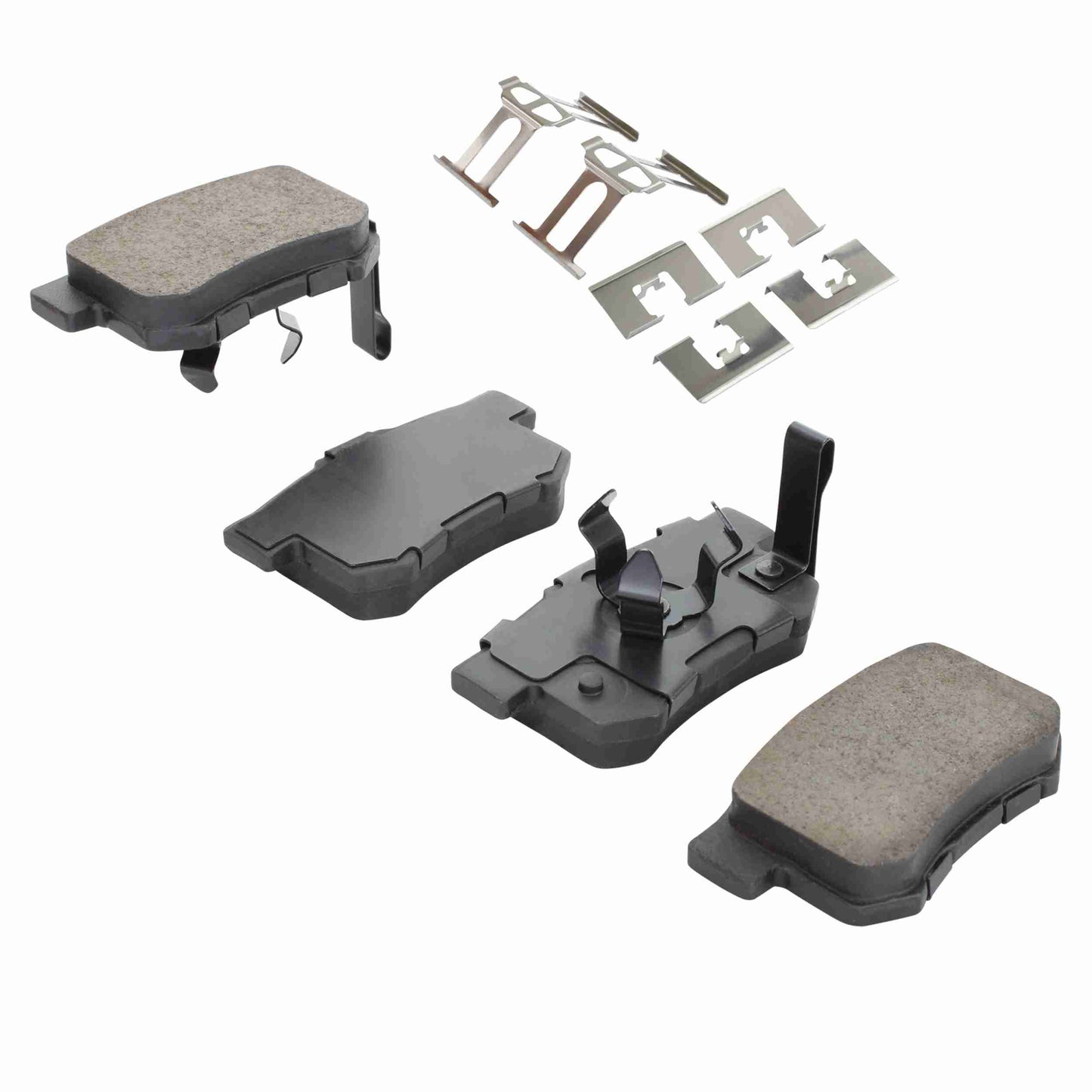 Quality-Built Quality-Built Premium Semi-Metallic Brake Pads w/ Hardware 1001-1086M