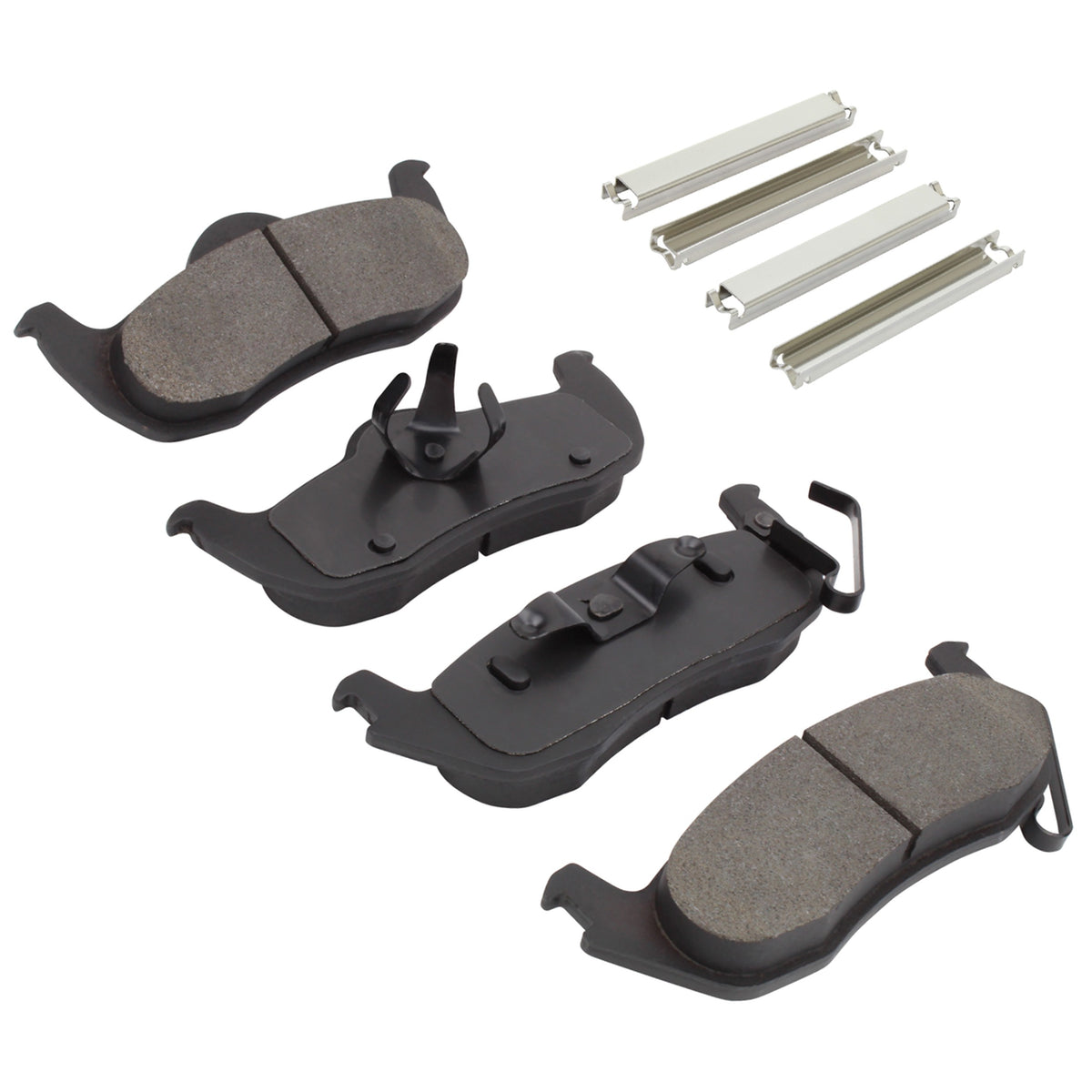 Quality-Built Quality-Built Premium Semi-Metallic Brake Pads w/ Hardware 1001-1087M