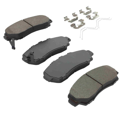 Quality-Built Quality-Built Premium Semi-Metallic Brake Pads w/ Hardware 1001-1089M