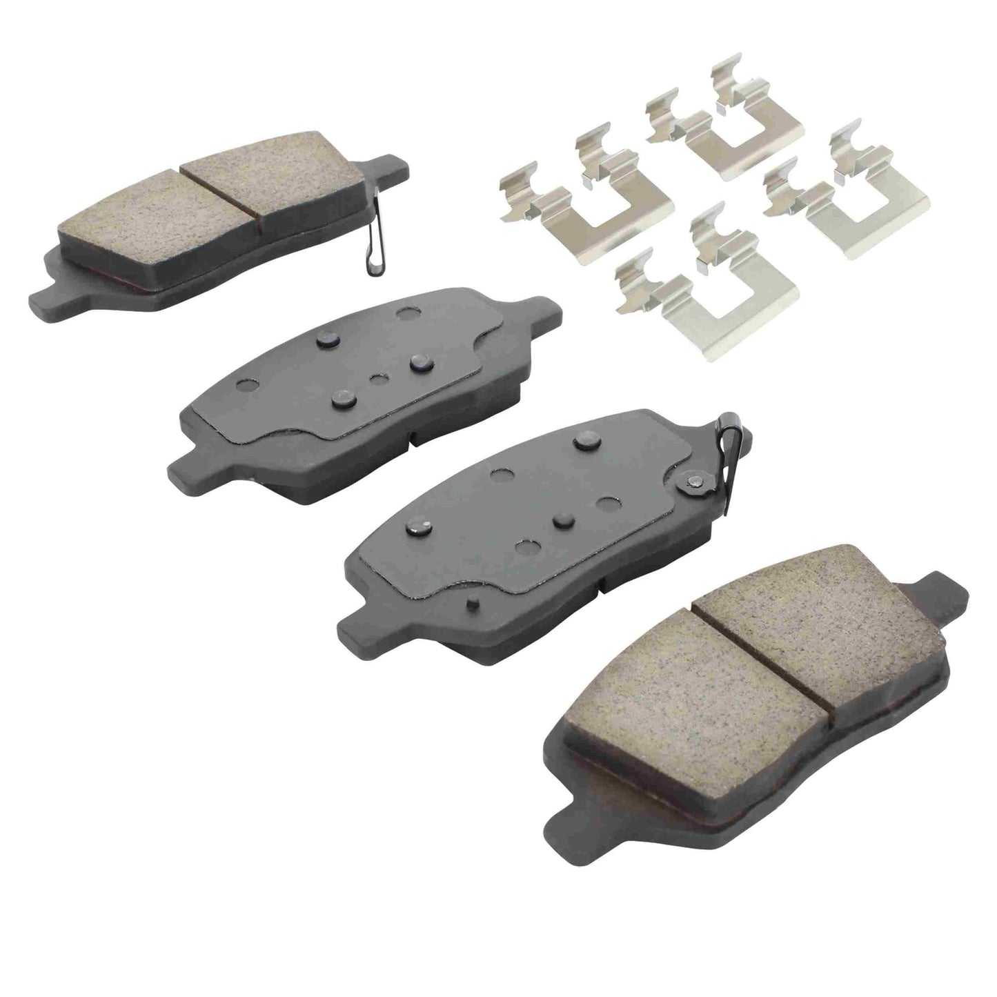 Quality-Built Quality-Built Premium Semi-Metallic Brake Pads w/ Hardware 1001-1093M