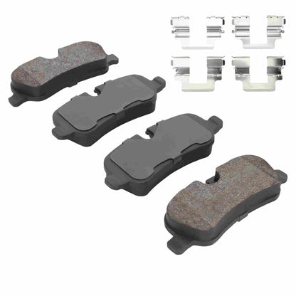 Quality-Built Quality-Built Premium Semi-Metallic Brake Pads w/ Hardware 1001-1099M