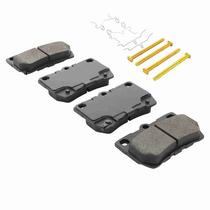 Quality-Built Quality-Built Premium Semi-Metallic Brake Pads w/ Hardware 1001-1113AM