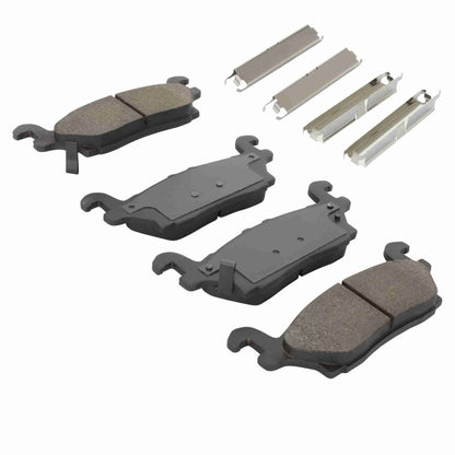 Quality-Built Quality-Built Premium Semi-Metallic Brake Pads w/ Hardware 1001-1120M