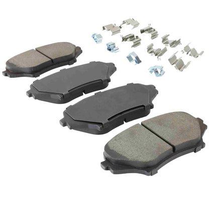 Quality-Built Quality-Built Premium Semi-Metallic Brake Pads w/ Hardware 1001-1179M