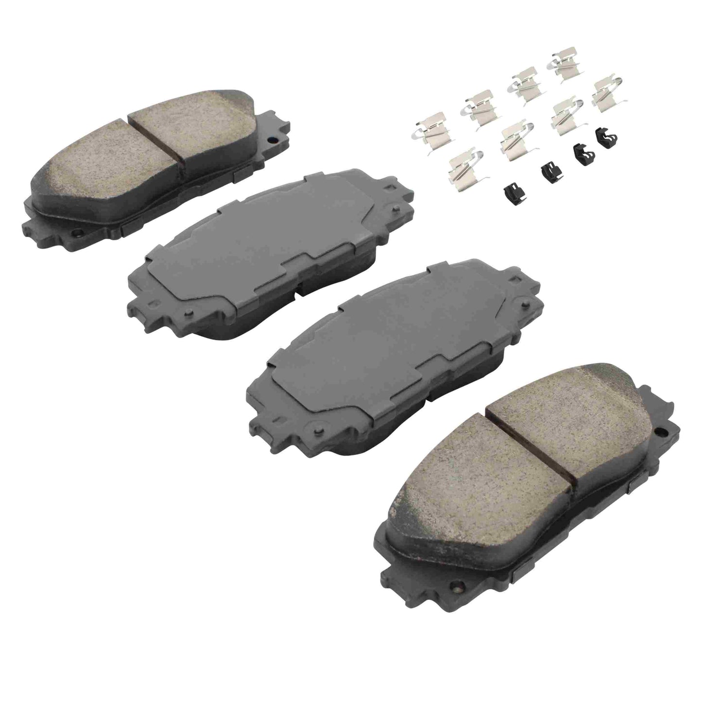 Quality-Built Quality-Built Premium Semi-Metallic Brake Pads w/ Hardware 1001-1184M