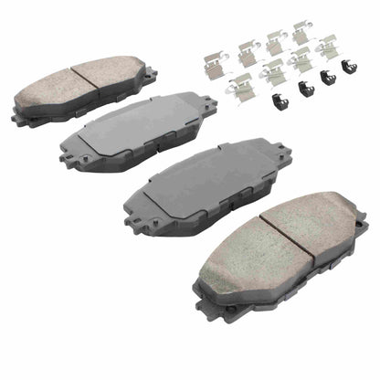 Quality-Built Quality-Built Premium Semi-Metallic Brake Pads w/ Hardware 1001-1211M