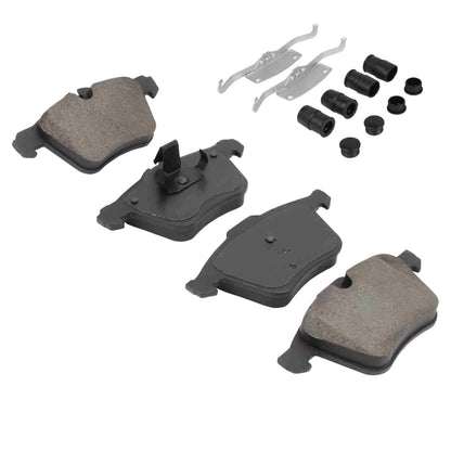 Quality-Built Quality-Built Premium Semi-Metallic Brake Pads w/ Hardware 1001-1240BM