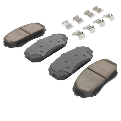 Quality-Built Quality-Built Premium Ceramic Brake Pads w/ Hardware 1001-1258C
