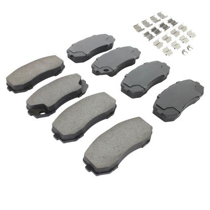 Quality-Built Quality-Built Premium Semi-Metallic Brake Pads w/ Hardware 1001-1265M