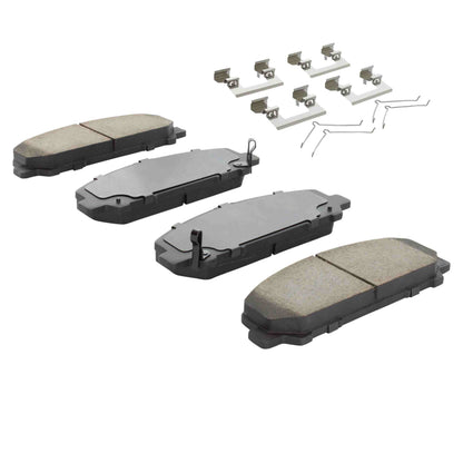Quality-Built Quality-Built Premium Ceramic Brake Pads w/ Hardware 1001-1286C